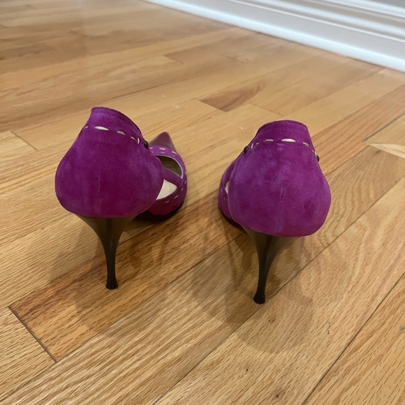 Mery Jen Purple Pointed Heels - Picture 4 of 4